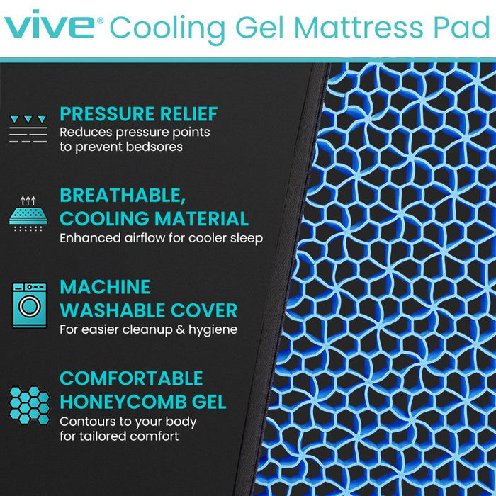 Cooling Gel Mattress Overlay