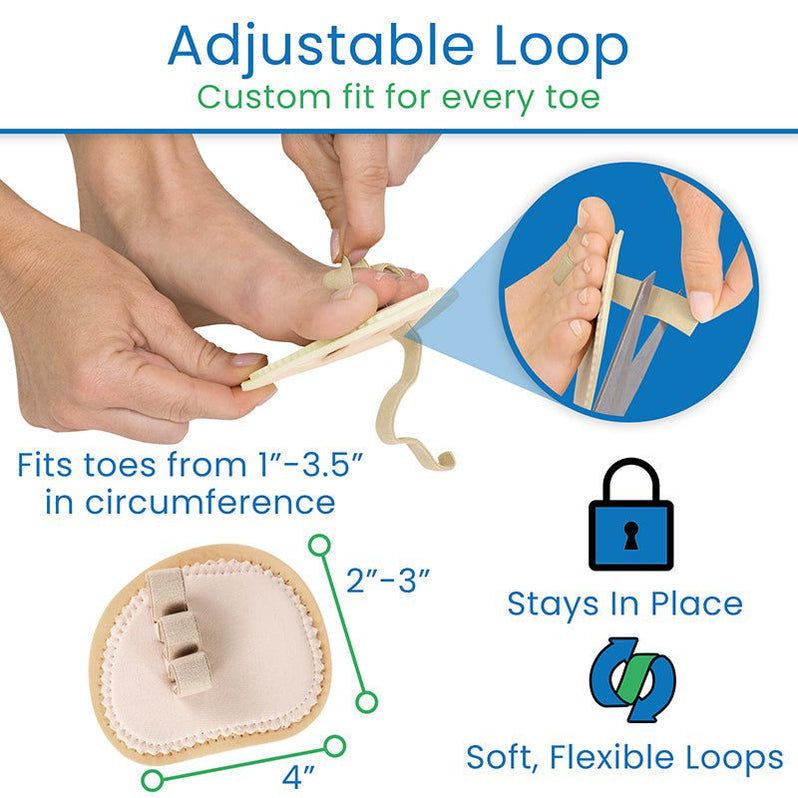 Triple Toe Splint - Hammer Toe Corrector Pad — Vive Health