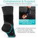 compression and support ankle sleeve