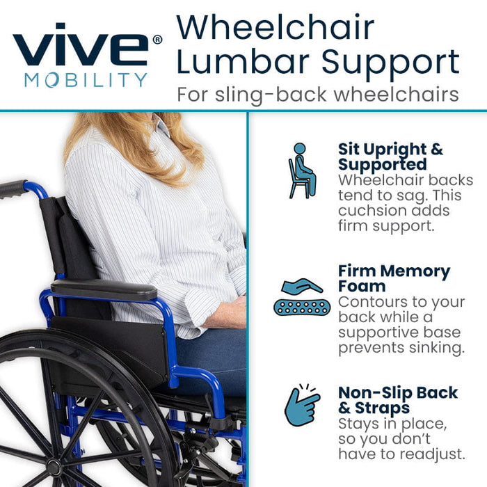 Vive Wheelchair Lumbar Support
