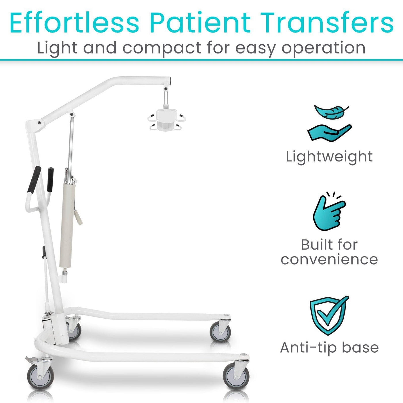 Lift Note Medical Hydraulic Patient Lift — Vive Health