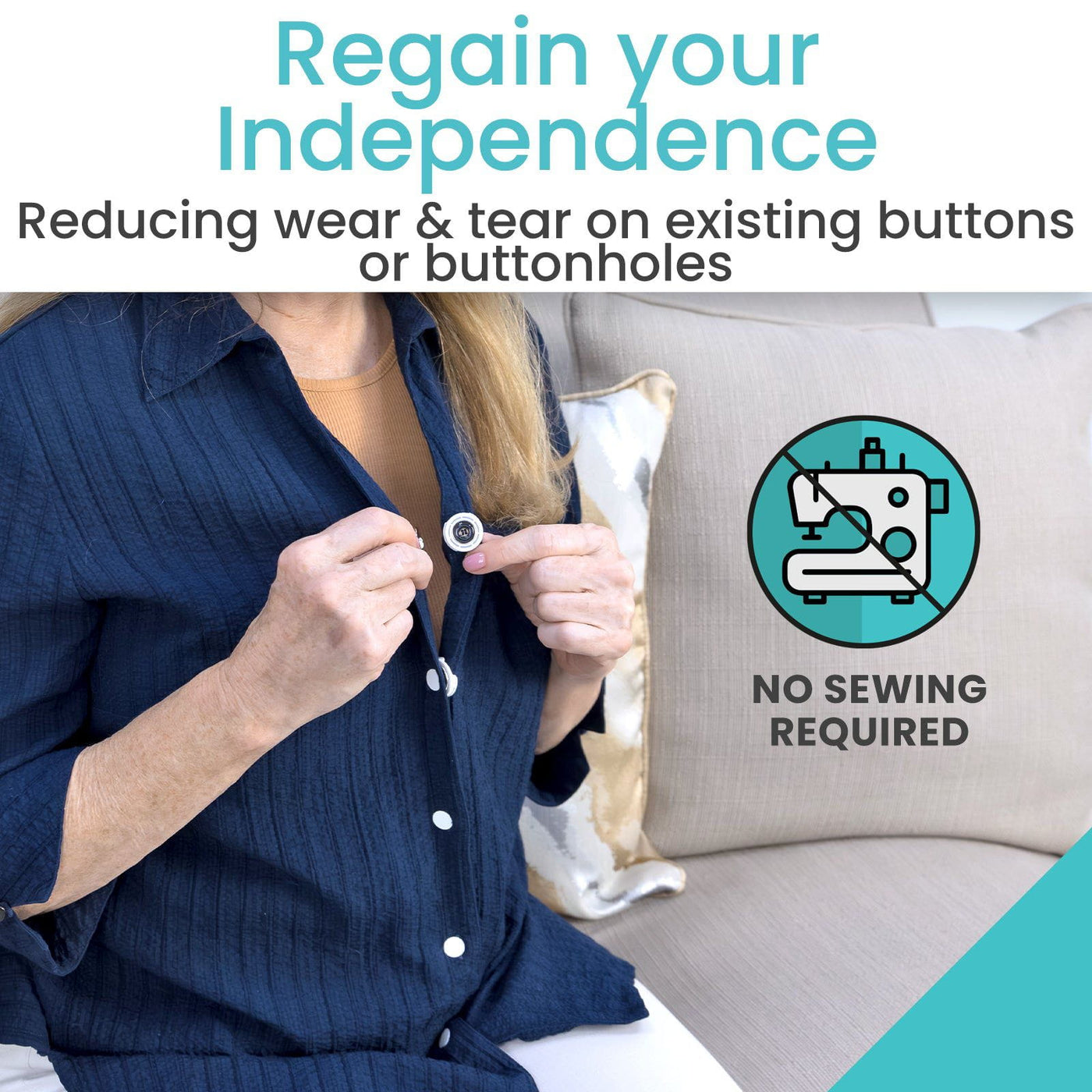 Button Helper - Magnetic Dressing Assist — Vive Health