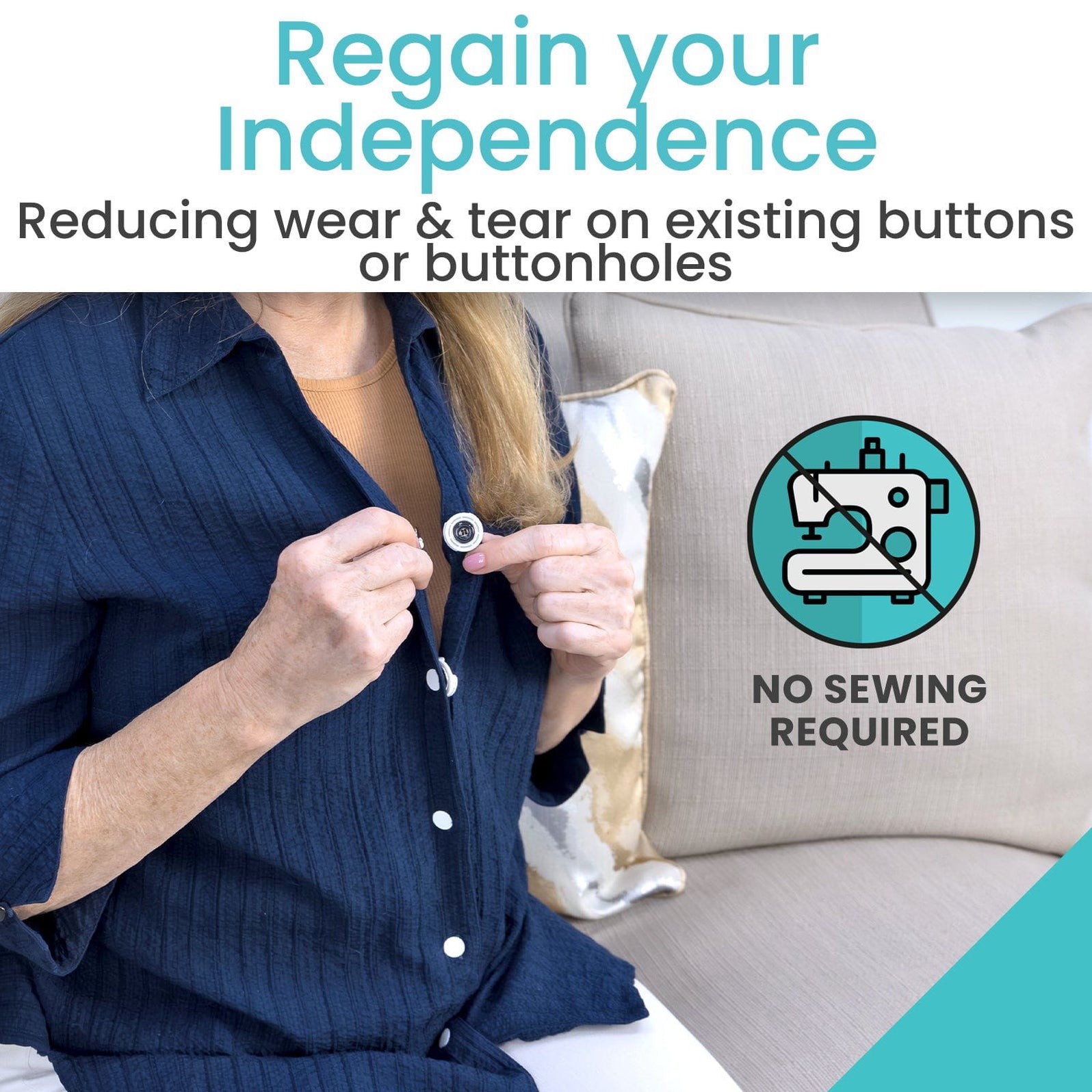 Button Helper - Magnetic Dressing Assist — Vive Health