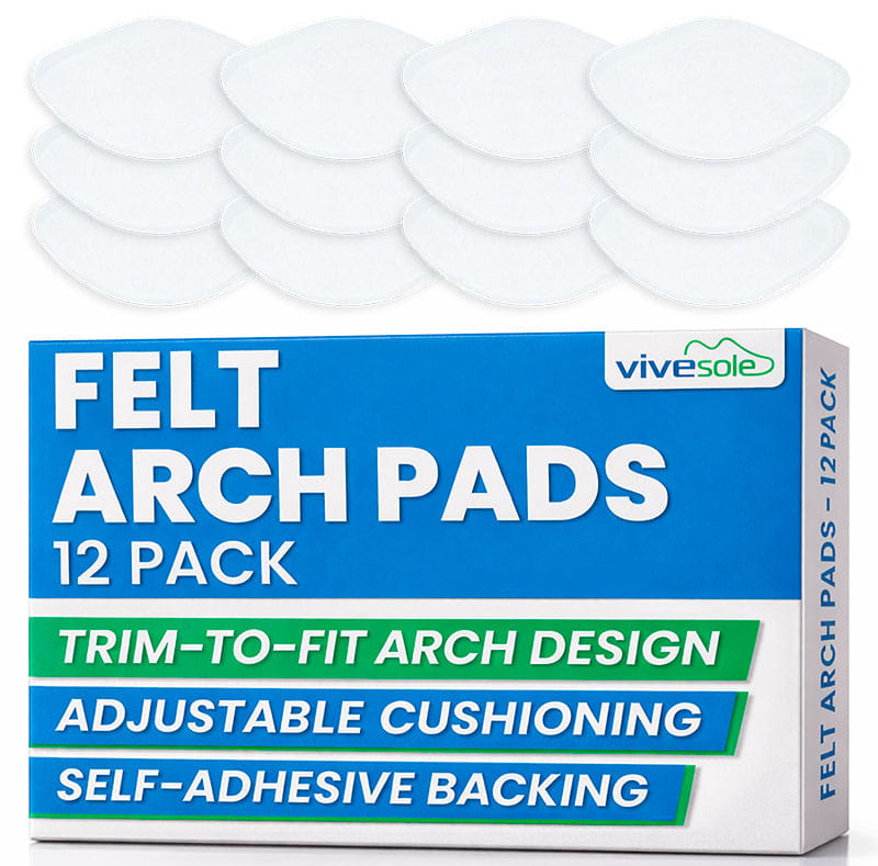 Foot Pads - Felt Arch Supports for Shoes — Vive Health