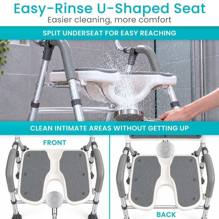Easy-Rinse U-Shaped Seat