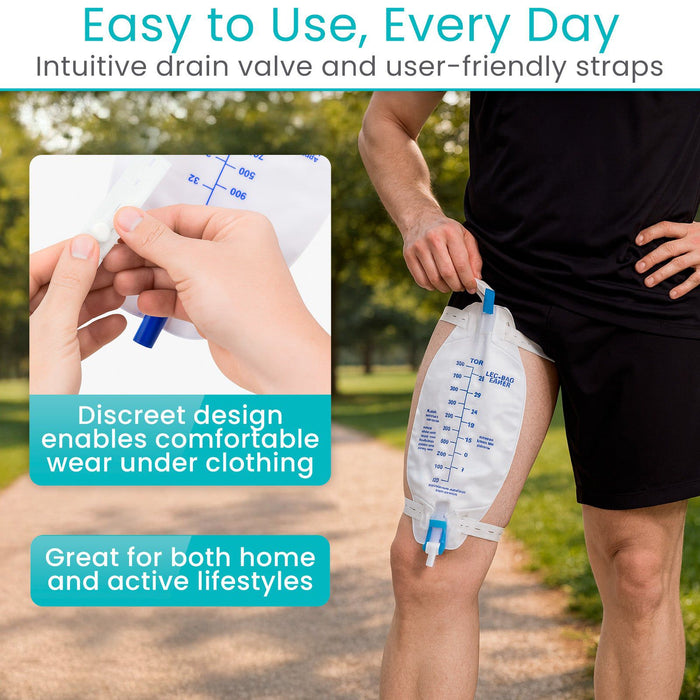 Leg Urinary Drainage Bag - Catheter System