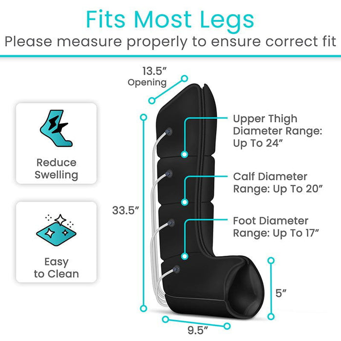 Leg Compression Machine - Sequential Pump Device For Recovery, Swelling and Pain Relief