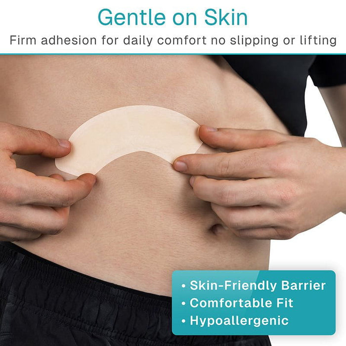gentle on skin - firm adhesion for daily comfort