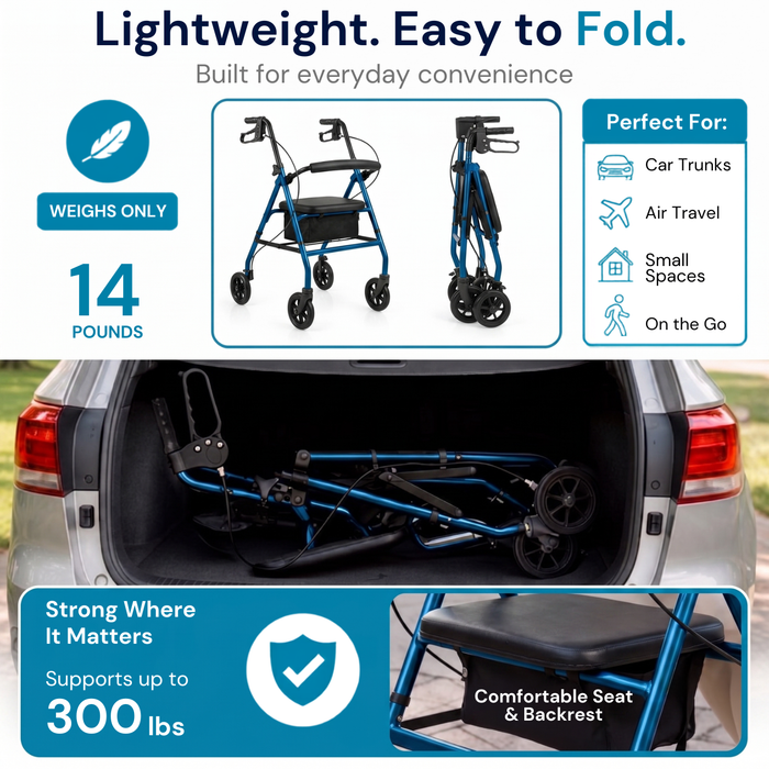 Lightweight. Easy to Fold.