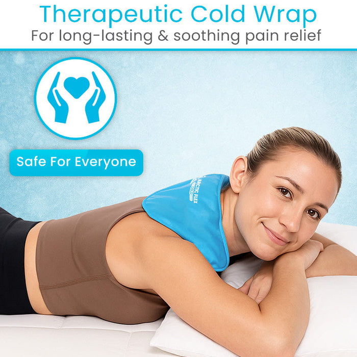 LotFancy Gel Ice Pack For Neck & Shoulder Pain Relief – Reusable Cold Therapy Wrap