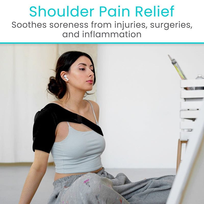 Shoulder pain relief soothens soreness
