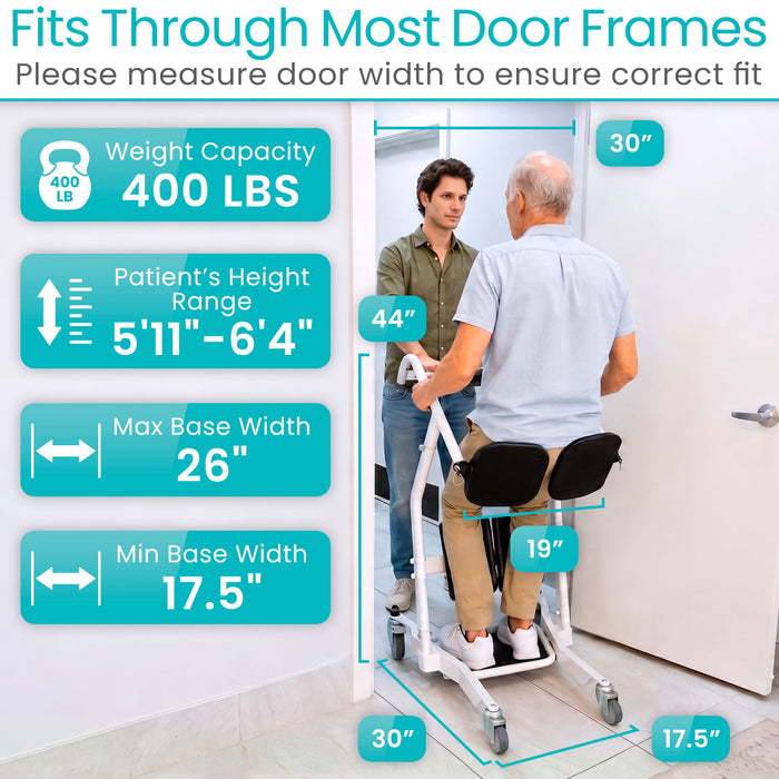 Fits through Most Door Frames