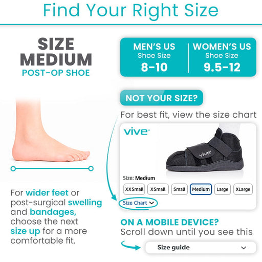 Closed Toe Post OP Shoe