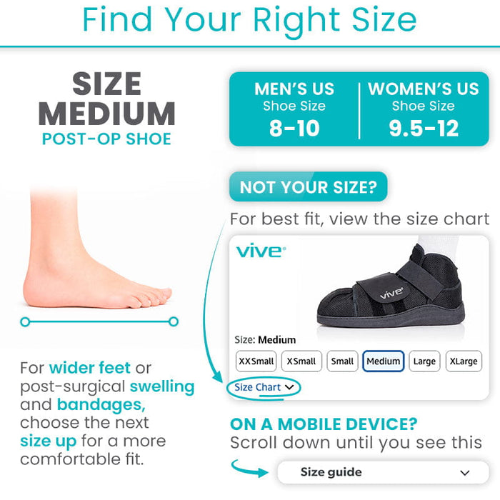 Closed Toe Post OP Shoe