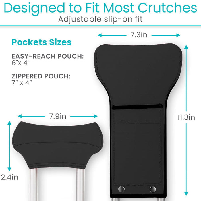 Designed to Fit Most Crutches