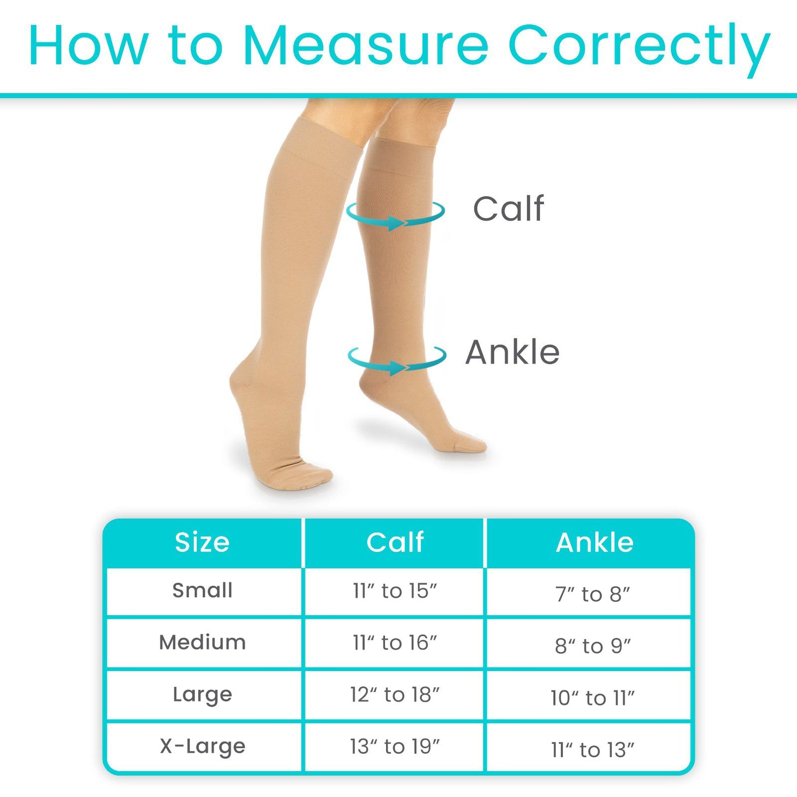 30-40mmHg Graduated Compression Stockings — Vive Health
