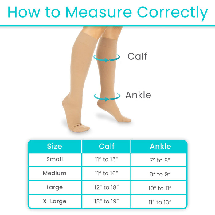 30-40mmHg Graduated Compression Stockings — Vive Health