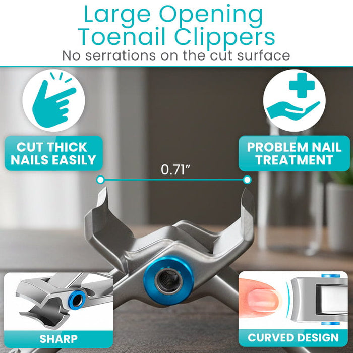 Large Opening Toenail Clippers