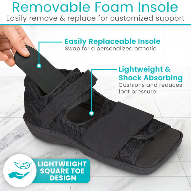 Post Op Boot Post Op Shoe - Boot for Broken Toe or Foot Surgery — Vive Health