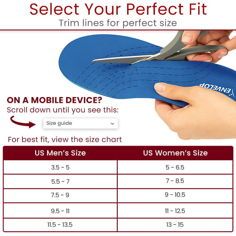 Shoe Insoles - Orthotics for Flat Feet & Arch Pain — Vive Health