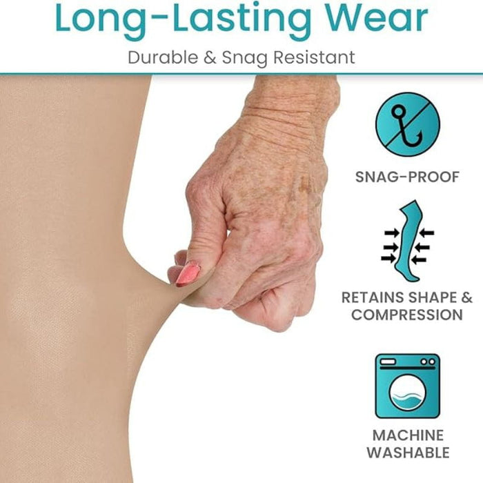 15-20 Thigh High Compression Stockings