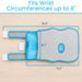 Fits Wrist Circumferences up to 8"