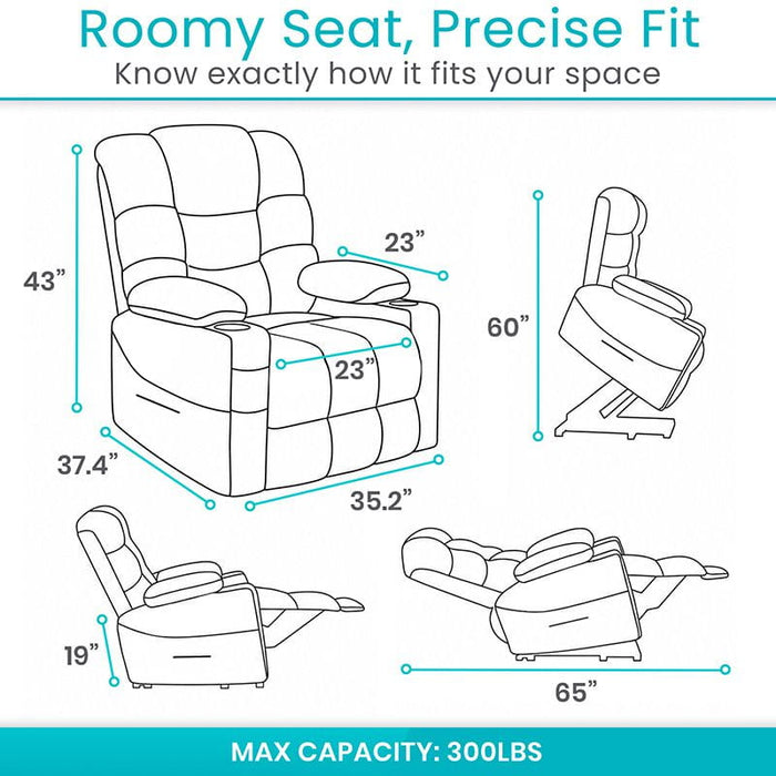 Roomy Seat, Precise Fit