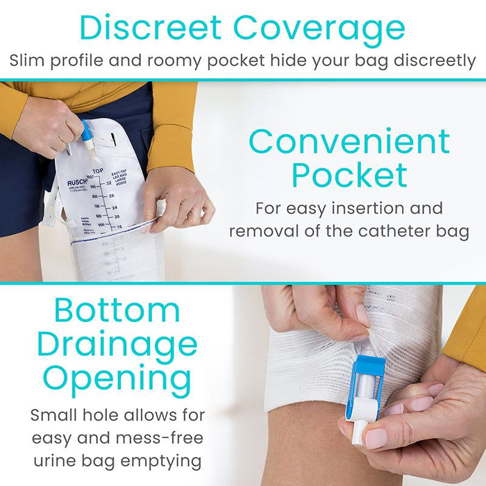 discreet coverage - slim profile and roomy pocket hide your bag discreetly