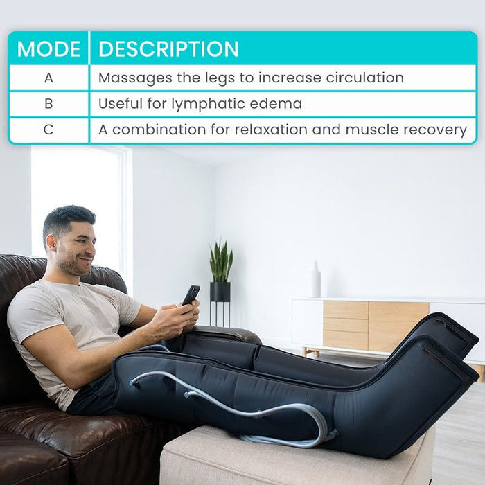 Leg Compression Machine - Sequential Pump Device For Recovery, Swelling and Pain Relief