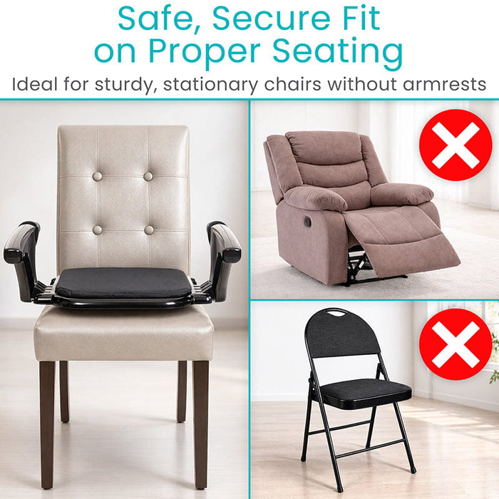 Safe, Secure Fit on Proper Seating
