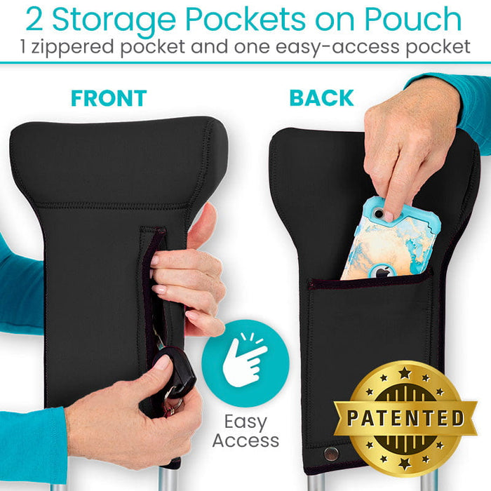 2 Storage Pockets on Pouch