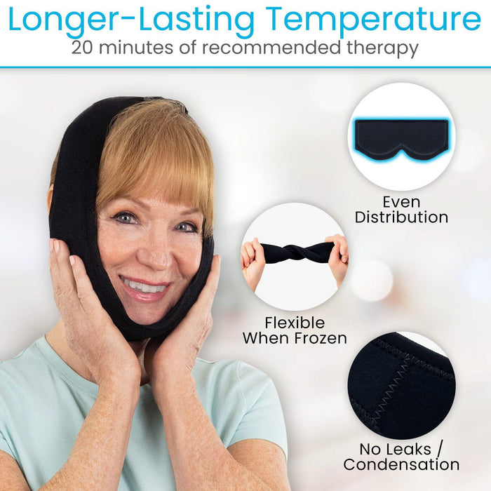 Even distribution, flexible when frozen, no leaks nor condensation.