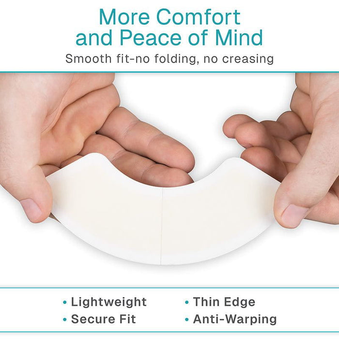 smooth fit-no folding, no creasing