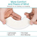 smooth fit-no folding, no creasing