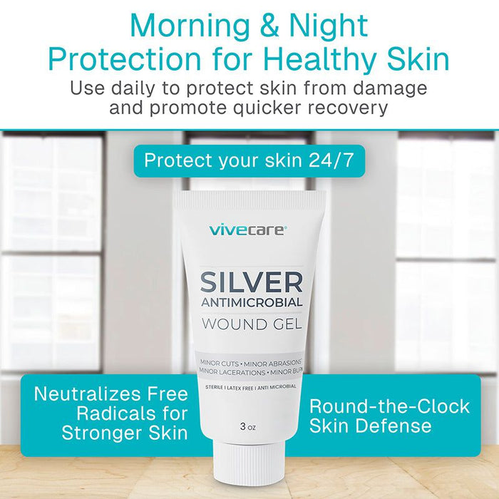 Silver Biotics Armor Gel - Wound Care & Burn Relief With SilverSol Technology, 4oz