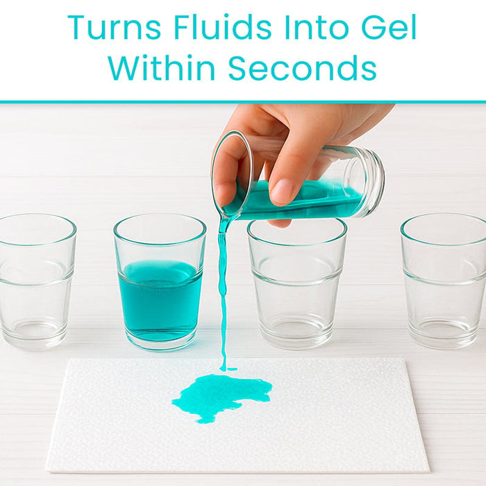 Turns Fluids Into Gel Withing Seconds