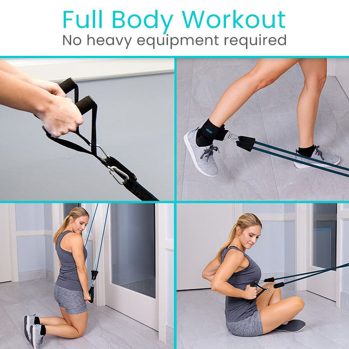 Resistance Tube Exercises Beginner Toning Tube Exercises
