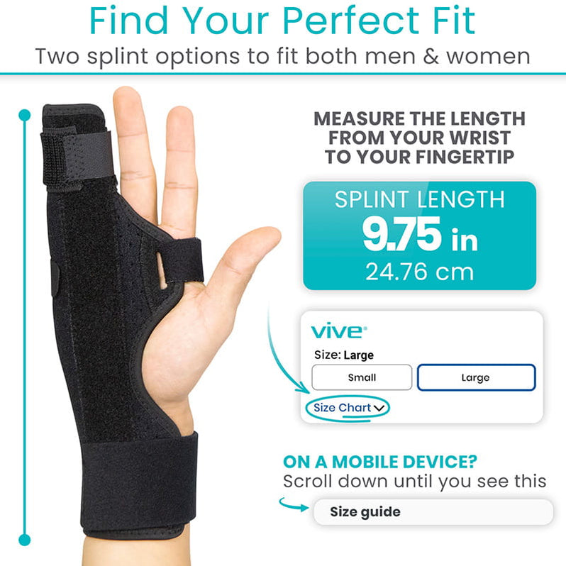 Boxer Splint - Hand & Finger Fracture Support Brace — Vive Health