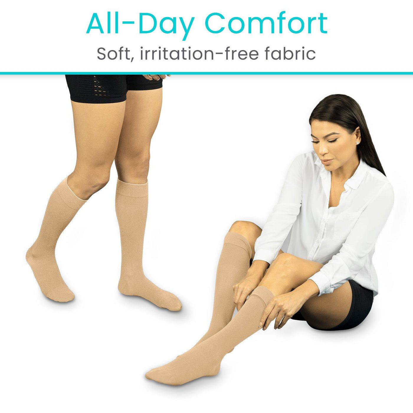 30-40mmHg Graduated Compression Stockings — Vive Health