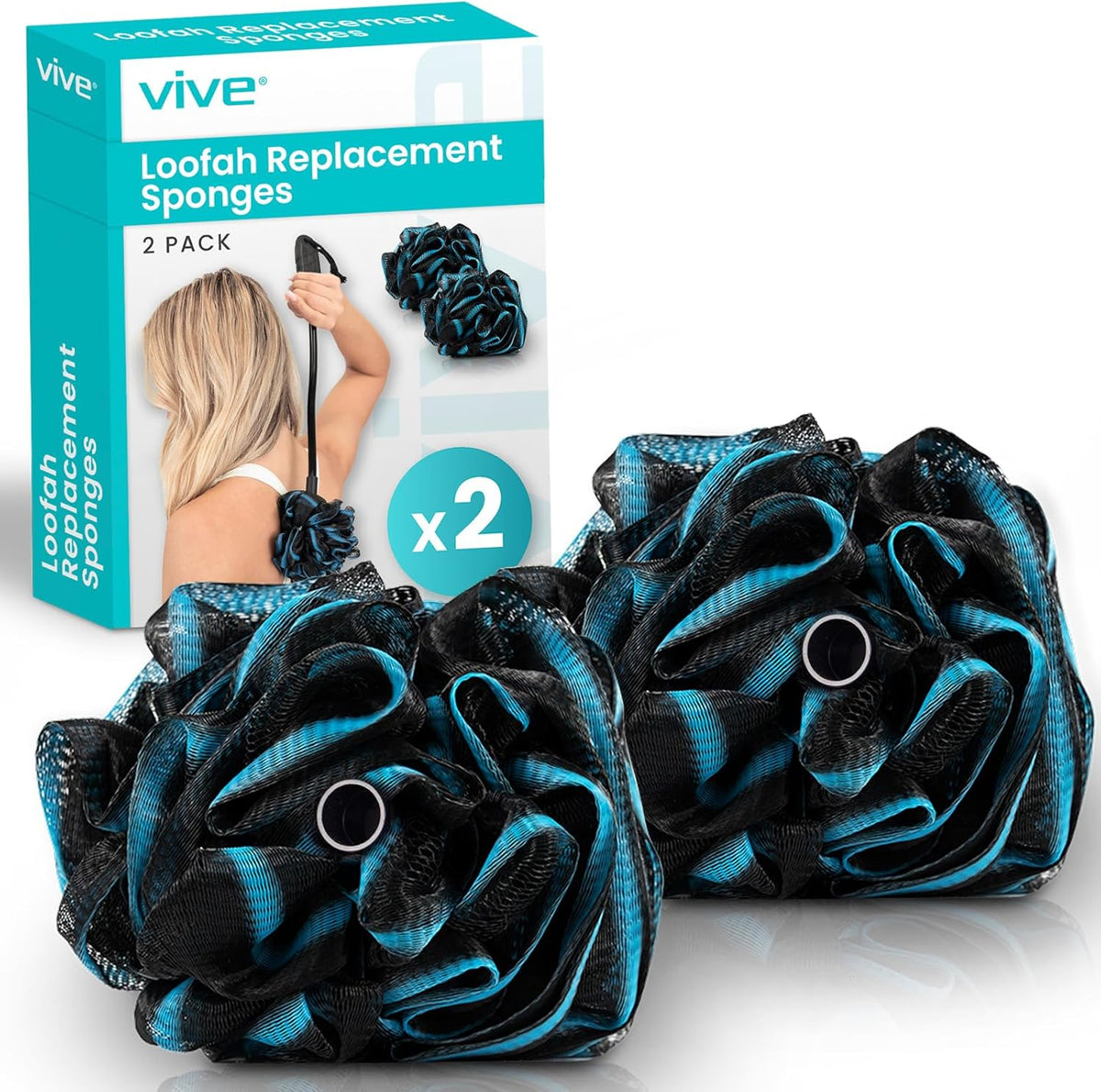 Bendable Loofah Replacement Set — Vive Health
