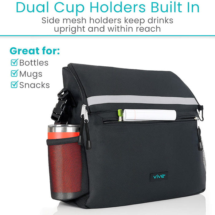 Dual Cup Holders Built In