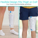 flexible design fits thigh or calf