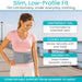 Slim, Low-Profile Fit