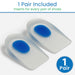 1 Pair included of Silicone Heel Cups