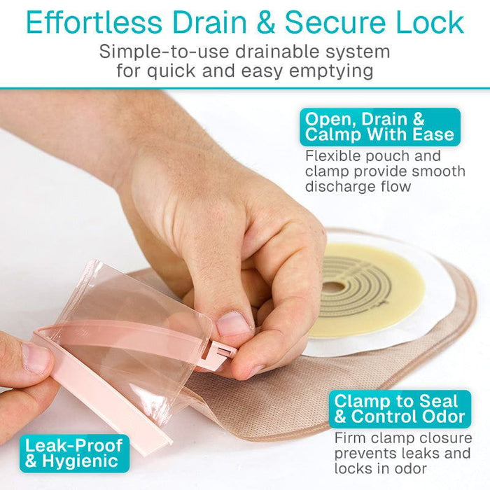 Effortless drain & secure lock for simple-to-use drainable system & easy emptying