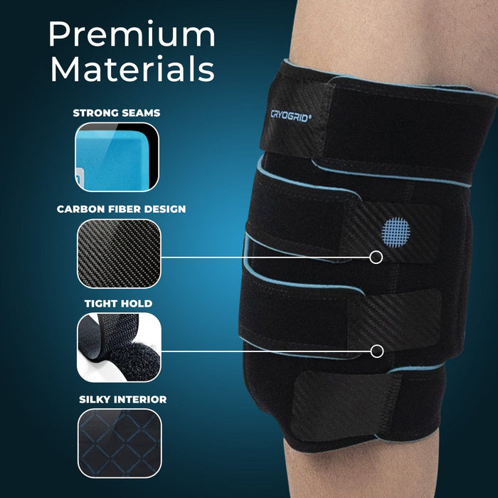knee ice pack wrap