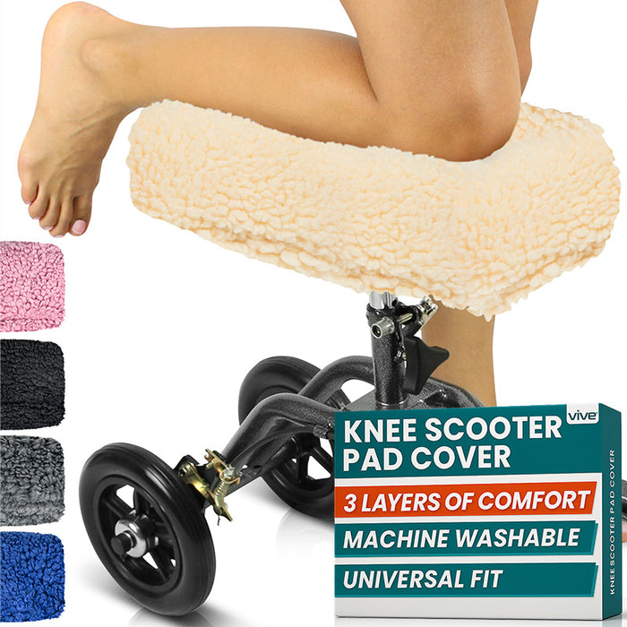 Sheepskin Knee Walker Pad