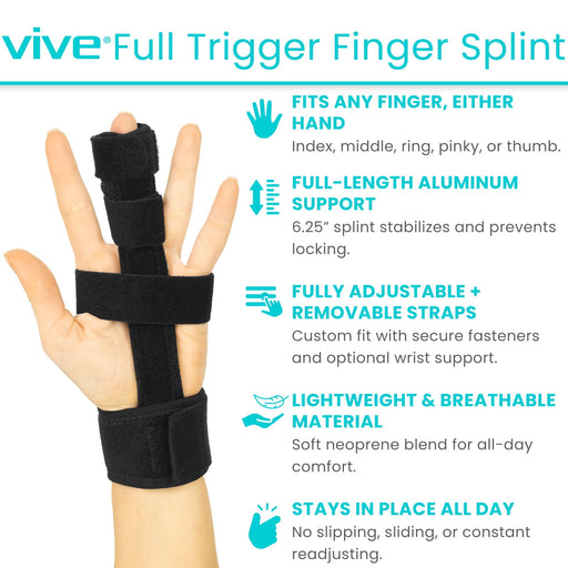 Vive Full Trigger Finger Splint