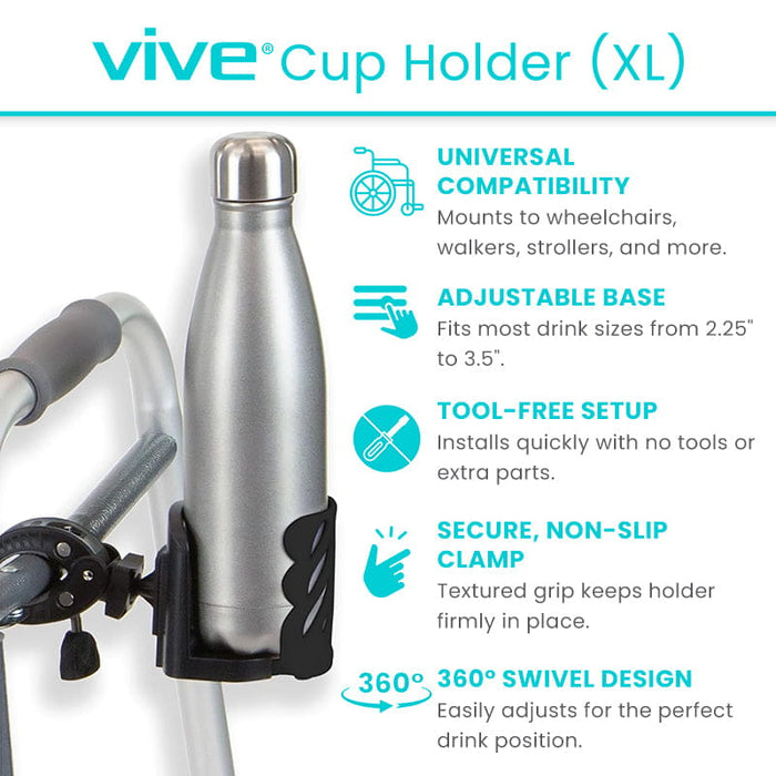 Clip On Cup Holder XL