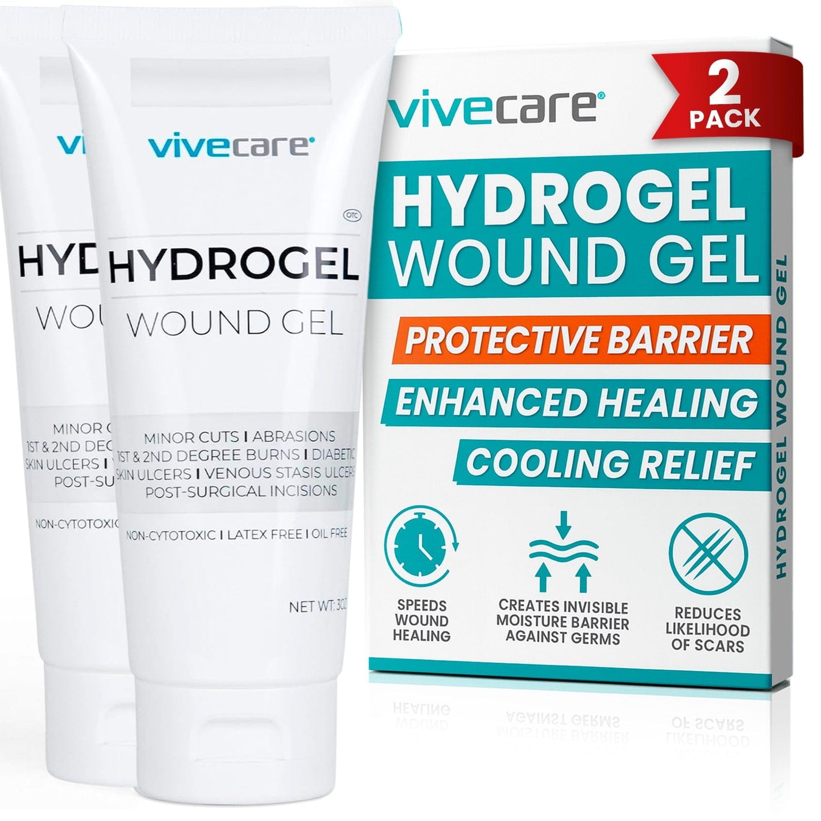 HydroGel Wound Gel - Protective Healing Barrier — Vive Health